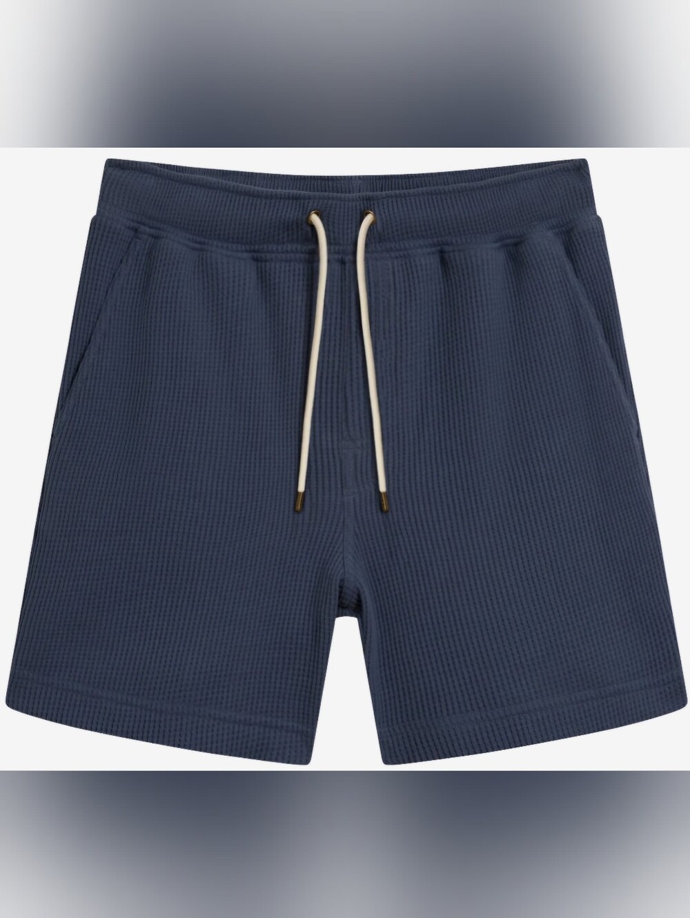The Cannes Waffle Knit Shorts - Moontide